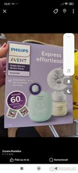 Elektrická odsávačka mlieka