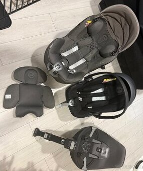 CYBEX Sirona T i-Size a Cloud Z2 i-Size, black so zakladnou