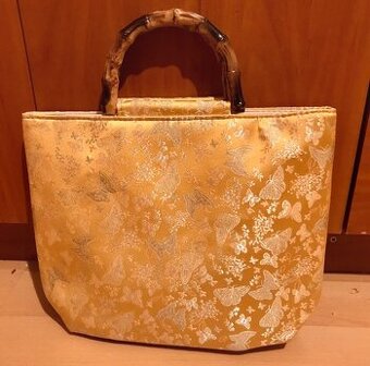 Taška platená s bambusovou rúčkou