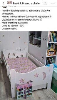 detska postel 80x160cm