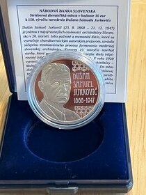 10 EUR Ag, Dušan Samuel Jurkovič, proof, 2018 - 1