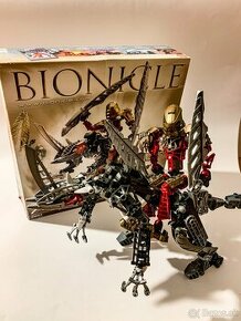 Lego Bionicle - Toa Lhikan and Kikanalo s krabicou a návodom