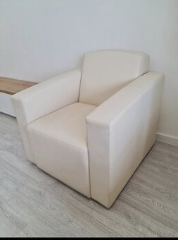 Kožené kreslo 2x