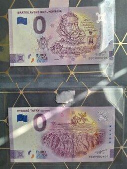 0 eurova bankovka 0 euro Slovensko Vysoke Tatry,Rudolf