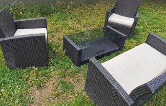 Záhradné ratanové sedenie