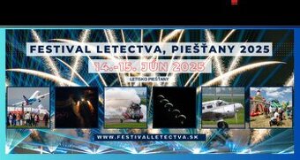 Rodinná vstupenka na Festival letectva v Piešťanoch 14.06.