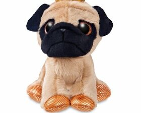 Mops cca 90cm vysoky s ligotavymi ockami