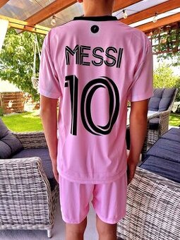Futbalový dres Messi ružový