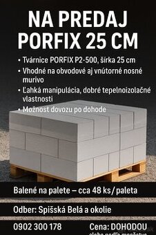Porfix 25x25x50