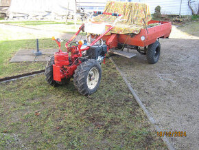 dvojkolesový malotraktor 15 koní-MF-70-mulčovač