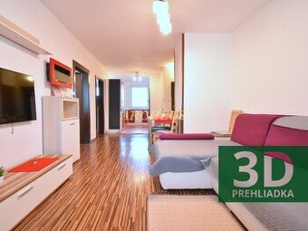 3D / EXKLUZÍVNE / 3 IZBOVÝ BYT, PRENÁJOM, KEŽMAROK, 67m2