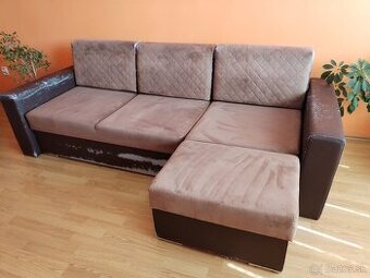 Darujem Rozkladací L-kový gauč s úložným priestorom