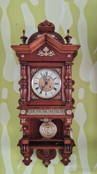starožitné hodiny Gustav Becker 02, kyvadlové nástenné