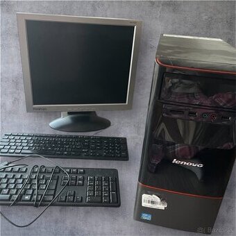 Predám počítač Lenovo IdeaCentre H430 + monitor + príslušens