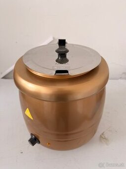 Elektrický kotlík na polievku 10L – zlatý