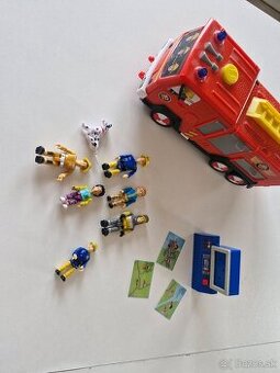 Auto Požiarnik Sam  +  figúrky