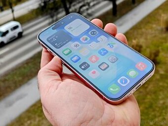 Apple iPhone 15 128GB Pink, ako nový, komplet, batéria 87%