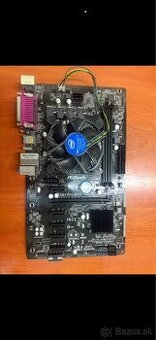 ASRock H81 Pro BTC + Intel procesor + chladič