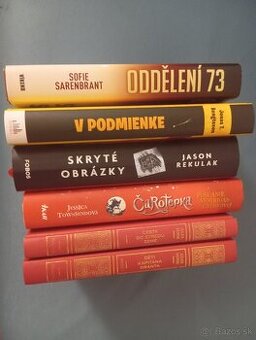 6 kníh, rôzne žánre, spolu 20€