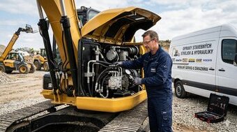 Opravy stavebných strojov a hydrauliky - servis u zákazníka
