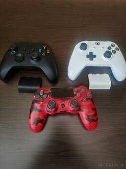 Predám ovládače na Xbox a playstation 4