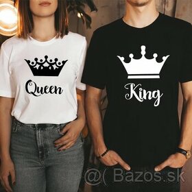 Tričko Queen a King