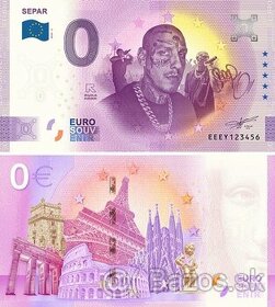 Separ 0€ Zberateľské bankovky