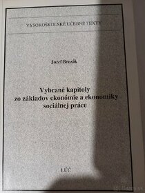 Kniha Vybrané kapitoly zo základov ekonómie a ekonomiky