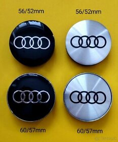 Audi 56 a 60 mm stredové krytky