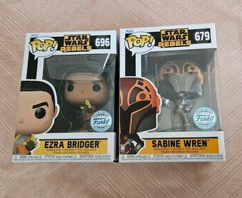 Funko Pop Star Wars Ezra Bridger 696 Sabine Wren 679