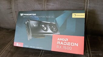 Predám ACER RADEON RX 7600 PREDATOR 

RX