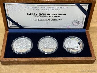 NOVÉ Sada strieborných mincí Fauna a flóra 2025