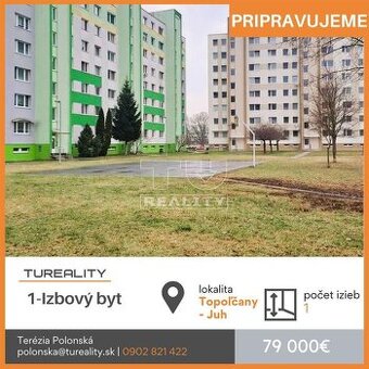 Pripravujeme do ponuky
1 - izbový byt v Topoľčanoch...