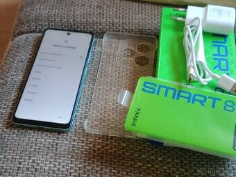 Eladó infinix smart8 telefon hibátlanul működik tartozék tok