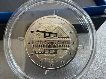 Francúzsko 2025 2 euro Reverse Proof Louvre