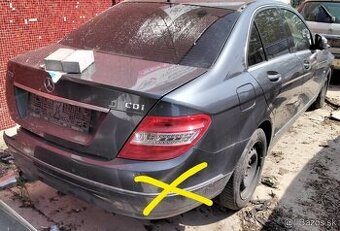 Mercedes C200 W204 2.2 CDI 2008 Predám MOTOR 646811, DVERE,