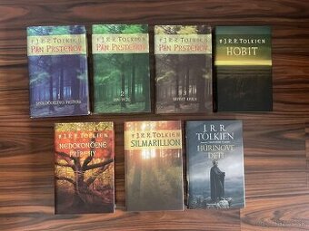 Kompletná sada Fantasy knih stredozeme od J.R.R. Tolkiena