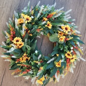 Jesenný veniec na dvere - 1