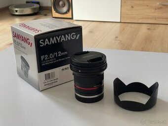 📸 Predám Samyang 12mm F2.0 NCS CS