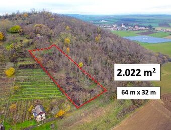 Širkovce - 2.000 m2 Pozemok na CHATU / VINICU