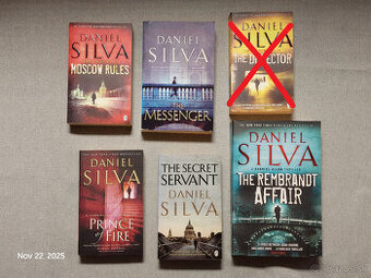 Daniel Silva 6 knih (Gabriel Allon seria) (ENG)