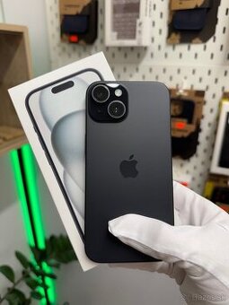  iPhone 15 128GB Black | Záruka 1 rok | Batéria 88%