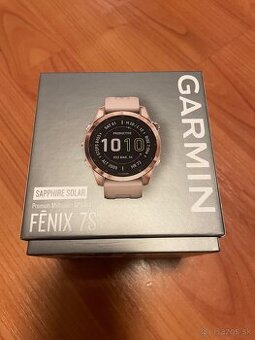 Garmin Fénix 7S Sapphire Solar – Cream Gold / Sand Silicone