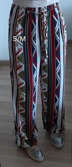 Letné nohavice na gumičku - veľkosť S/M