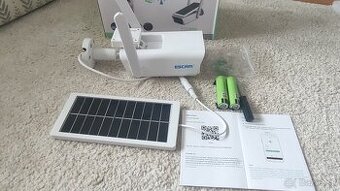 Solárna wifi IP kamera ESCAM 2MPX/FullHd