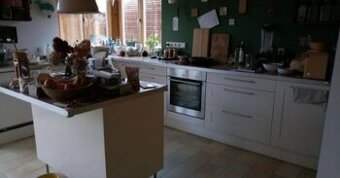 Rohová linka s ostrůvkem a spotřebiči,6377