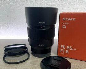 Sony 85mm F/1.8 + 4 filtre