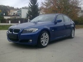 BMW 318d e90, 143k, modrá metalíza, automatická prevodovka