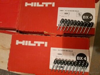 HILTI KLINCE PRE B 4 KLINCOVACKU .