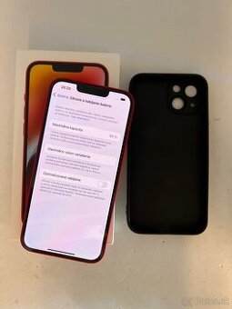 IPHONE 14 RED 128GB ZÁRUKA - VEĽMI PEKNÝ STAV
